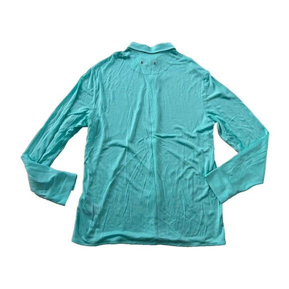 Vilebrequin Lyocell Long Sleeves Shirt Lagon ( M ) - Picture 9 of 9
